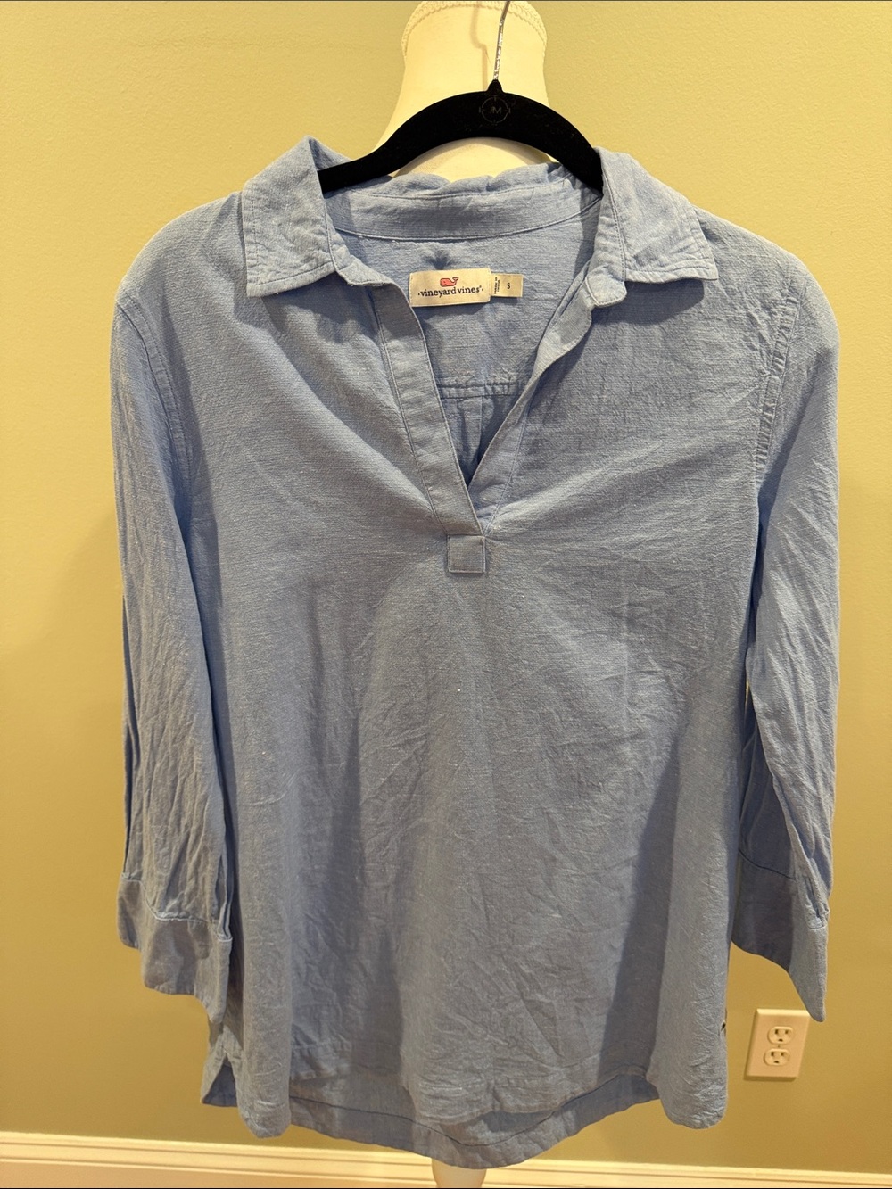 Vineyard Vines Sky Blue Women's Tunic Popover